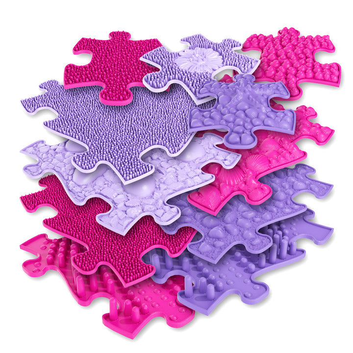 Muffik Pink Sensory Playmat Set
