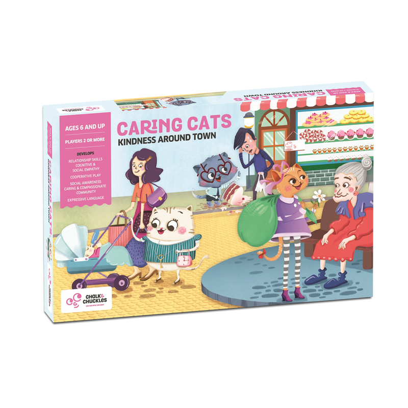 Caring cats - Kindness around town Board Game
