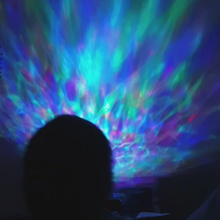 Ocean wave projection light