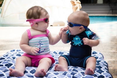 Baby Banz wrap around sunglasses